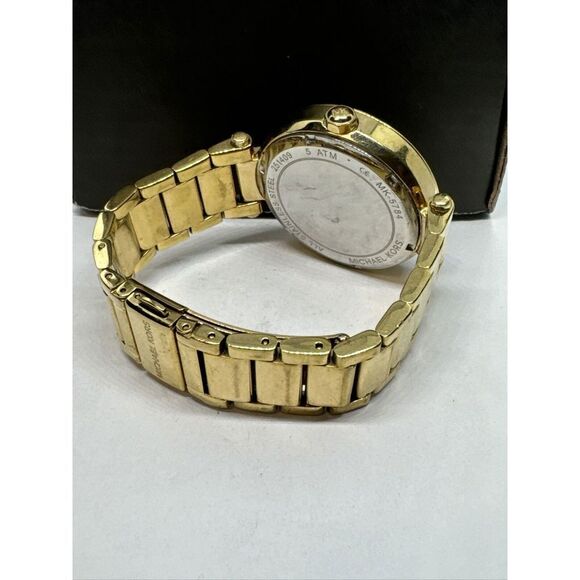 Michael Kors Parker MK5784 Women\'s Gold Stainless Steel Analog Dial Watch JNA217 main image 4
